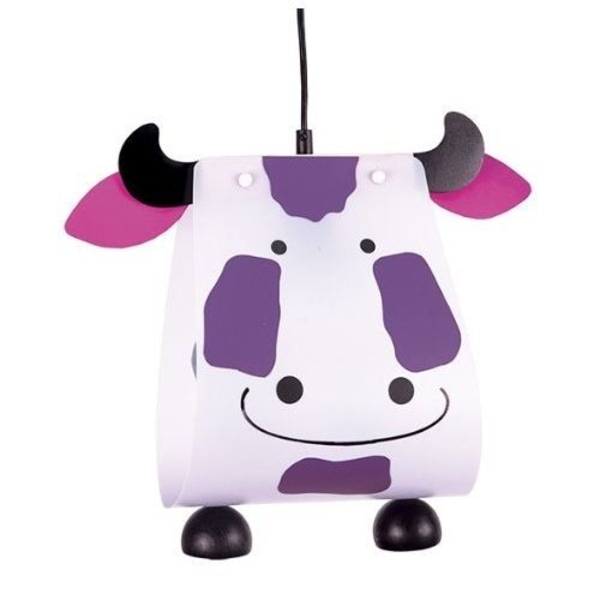 Hänglampa för barn - NIERMANN STANDBY - 146 Vanche - Lila - 60W - Plast/Trä Svart, Rosa, Violett, Vit