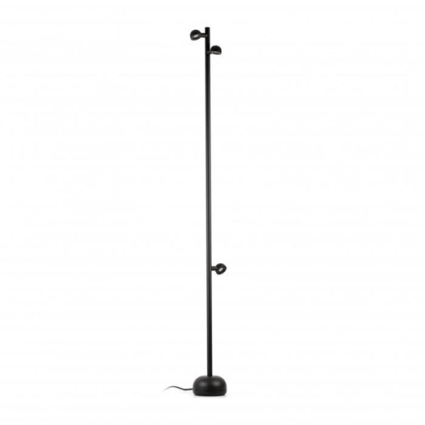 Gulvlampe - Faro Barcelona - BROT - LED 30W 2700K - IP 65 - Sort Sort