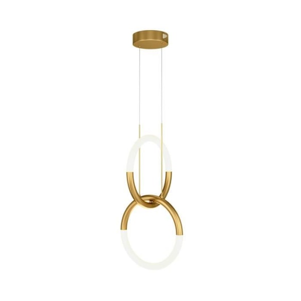 Maytoni Node 2-Lights integrerad LED modern taklampa, 3000K guld