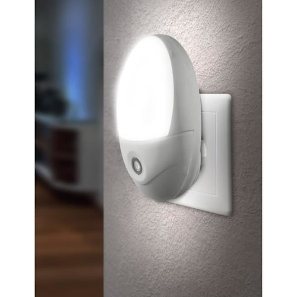 GLOBO LIGHTING LED væglampe inkluderet - L6,5 cm x H7,5 cm - 0,6W Matt grå
