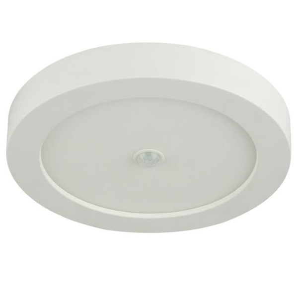 LED bygningspanel, bevægelsessensor, 1600, varm hvid, D 22,6 cm, PAULA
