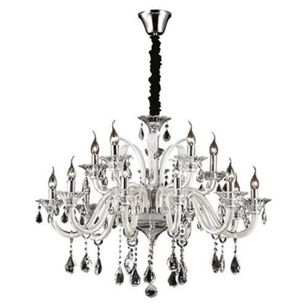 Ideal Lux COLOSSAL SP15, Soveværelse, Børneværelse, Spisestue, Stue, Elfenben, IP20, Overflade, Rund, Glas, Metal