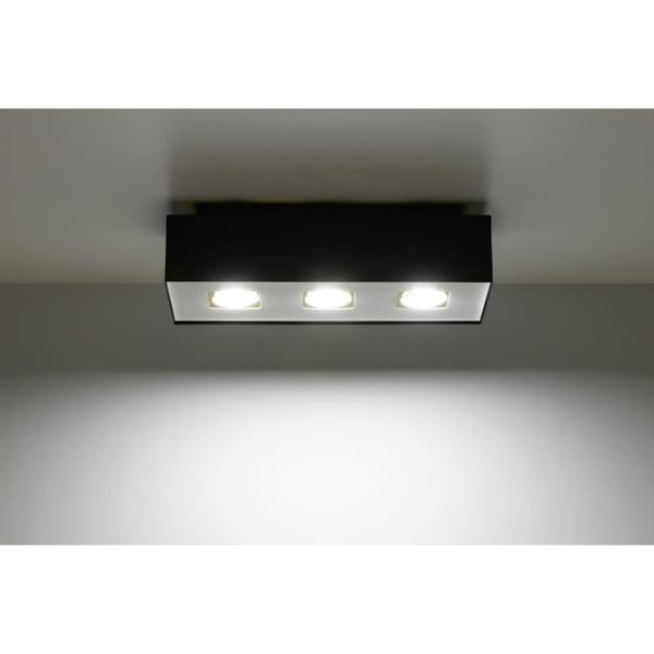 MONO 3 LED loftslampe - Sollux Lighting - Sort - Industriel - Loft - Multilights