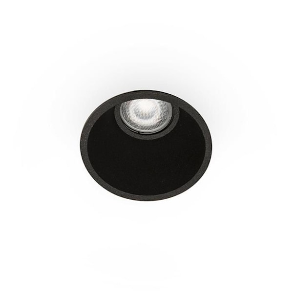 Sort forsænket GU10 Fresh - FARO - Indsprøjtet aluminium - Elektrisk - Interiør Sort