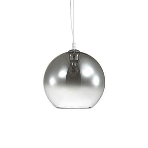 Pendentif - Lux - Liten Fade - Grå - Glas - Blank krom