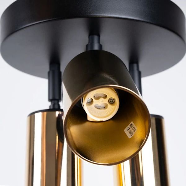 Sollux Lighting Winx bordlampe svart/guld