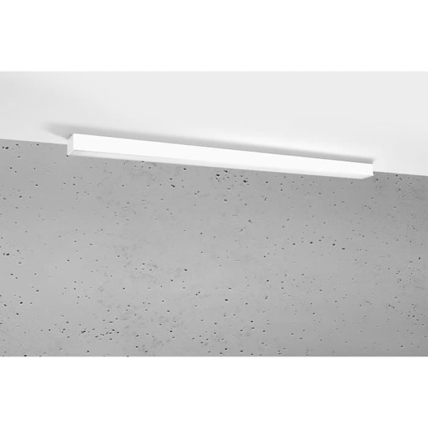 Sollux PINNE Hvid Integreret LED Væglamper 115cm 4000K