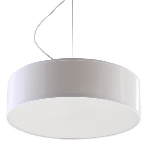 ARENA 35 E27 LED pendellampa Modern Loft BOHO Design - SOLLUX - Vit - 2 glödlampor - 60W