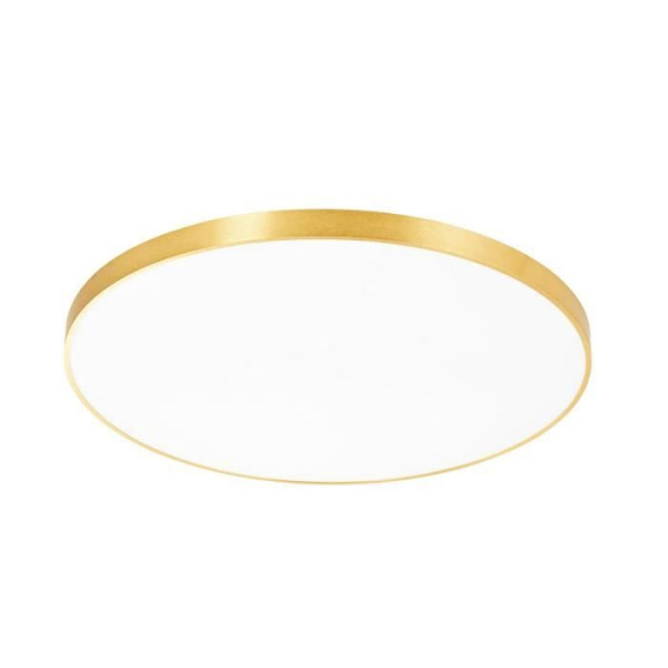 Zumaline SIERRA rundt integreret LED-panel, guld, 4000K, 6000lm