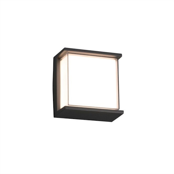 Vägglampa HIKARI - Mörkgrå - Utomhus - LED BLANCO