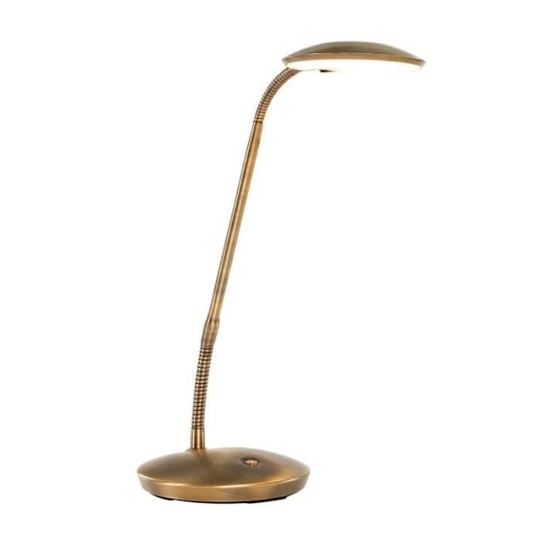 Sienna ZenithBrushed Bronze Led skrivebordslampe, mat plast