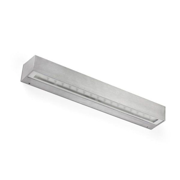 Tacana trädgårdsvägglampa i aluminium - FARO - LED - 24W - 1800LM - Grå Gjuten aluminium