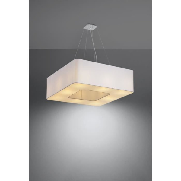 Sollux URANO Fyrkantig taklampa Vit 60cm E27
