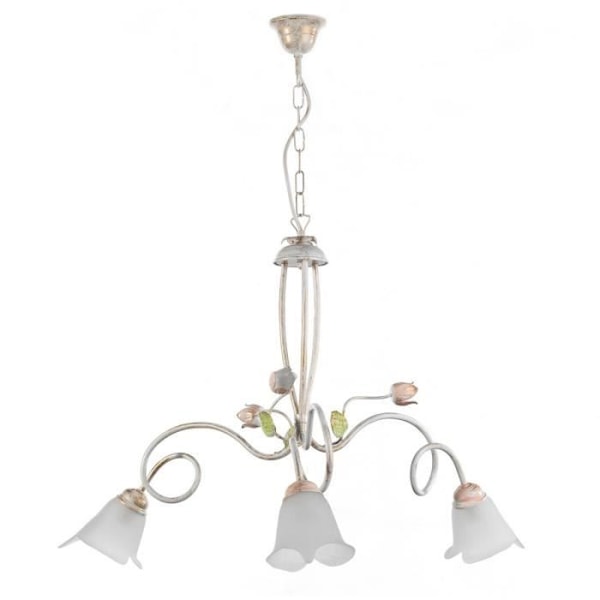 Hængende loftlampe - Onli - WILMA - Glaslampe - 3 E14-pærer - 85x80x80cm