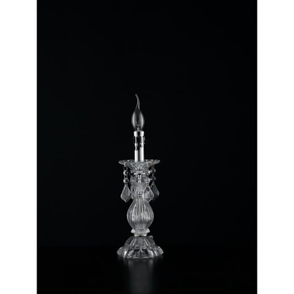Fan Europe Bordlampe Krom, Krystal 13x31cm