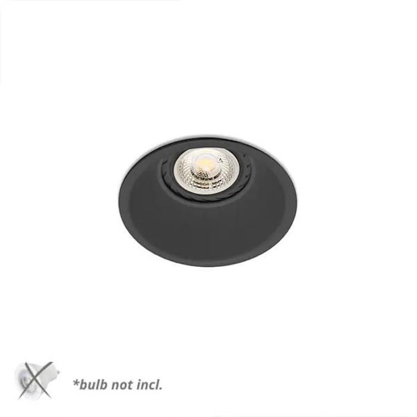 GAS indbygningslampe i sort loft fra FARO 43405 NICKEL