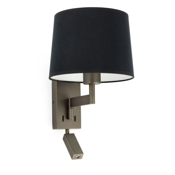 Faro ARTIS - Läslampa Svart vägglampa, E27 GRÅ
