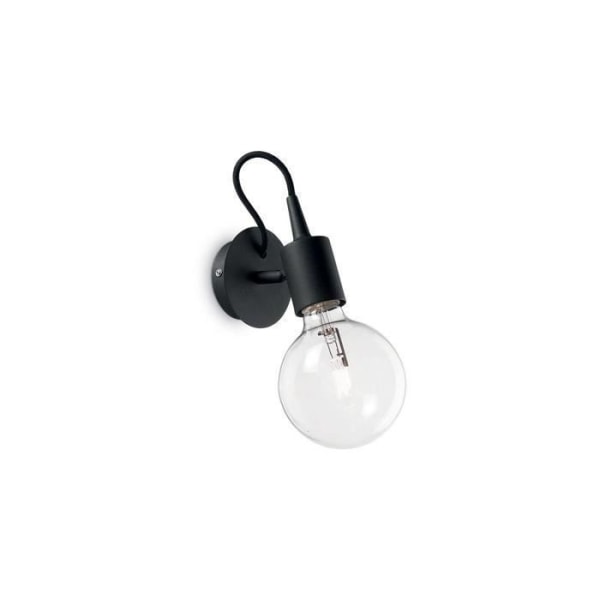 Vägglampa EDISON Svart 1x60W - IDEAL LUX - 148908