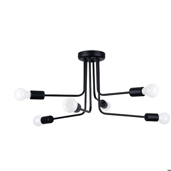 Sollux Lighting Norah 6 Lysekrone svart
