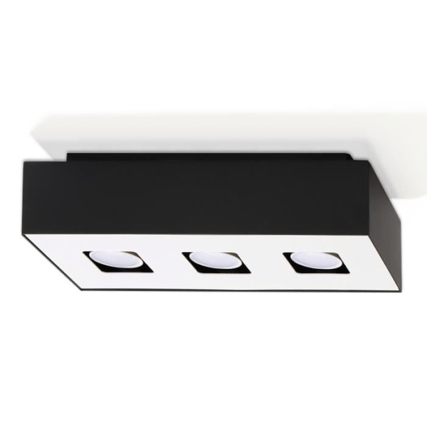 MONO 3 LED loftslampe - Sollux Lighting - Sort - Industriel - Loft - Multilights