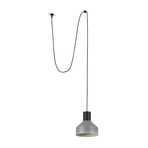 Faro KOMBO Grey Dome Pendellampa Ø200 Med 3000K Sockel BLANCO