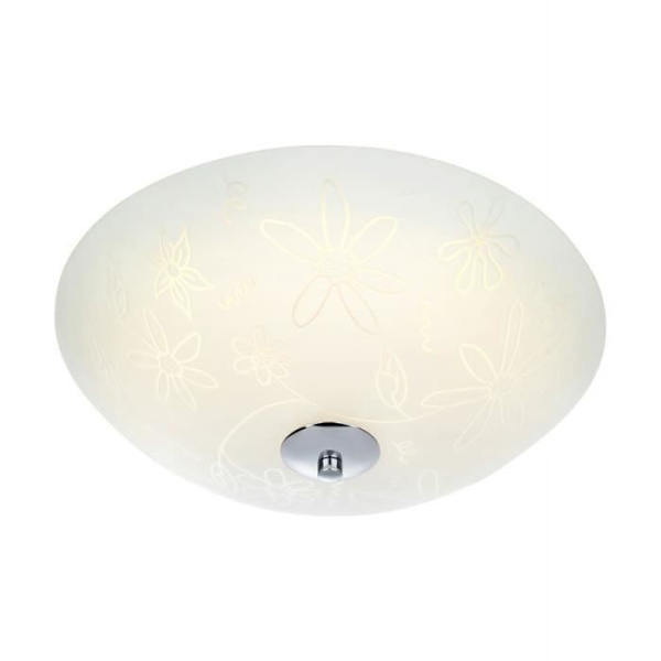 LED loftlampe - m a r k s l o j d - 35 cm - Hvid - Metal - Dæmpbar