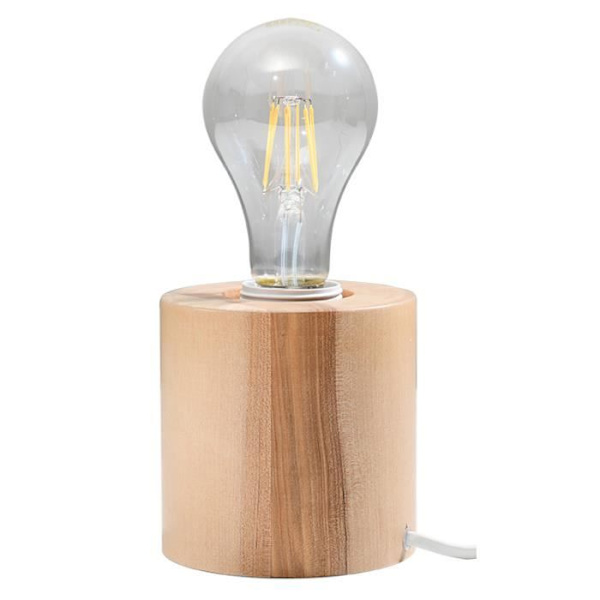 Bordslampa - SOLLUX - SALGADO - Trä - Inomhus - Vuxen