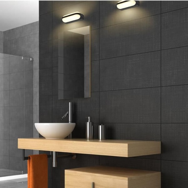 Utomhusapplikation - Sienna - Ner Matt Svart - Integrerad LED - IP65 - 7W Svart