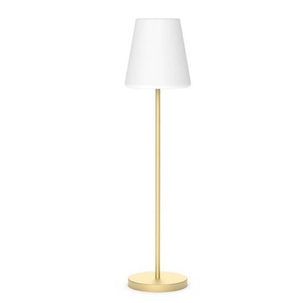 Solarlampan LED utomhus uppladdningsbar Lola Slim - New Garden - Mässing - H180cm Mässing