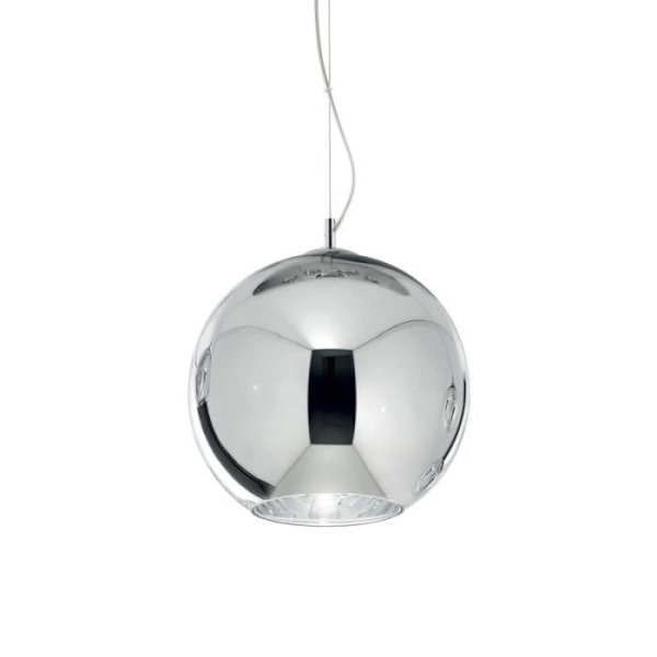 Upphängning - Ideal Lux - NEMO SP1 D30 - Krom - Blåst glas - 1 x 60 W E27