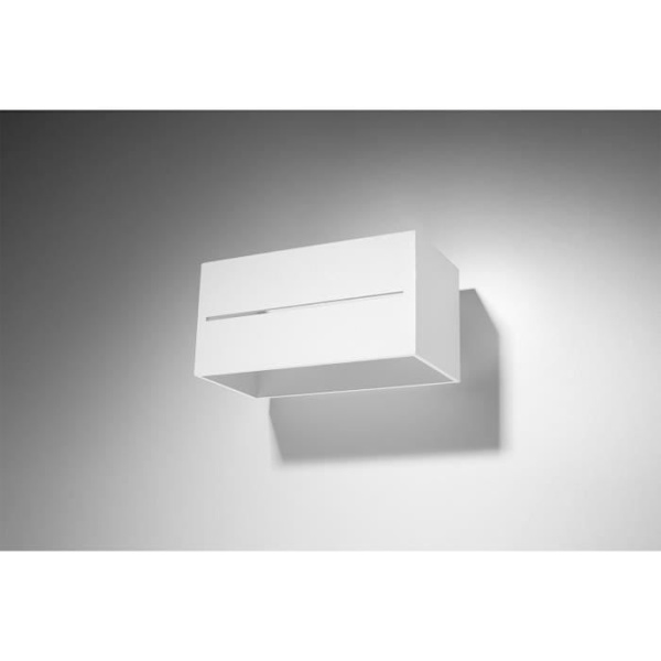LOBO MAXI Modern Loft Design Vägglampa för Sovrum Vardagsrum Trappa Korridor - Vit