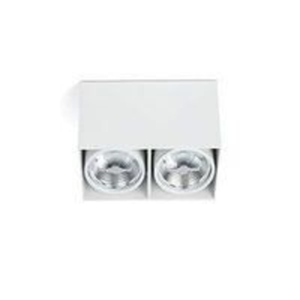 TECTO loftslampe 2x AR111 50W HVID - FARO - 63276