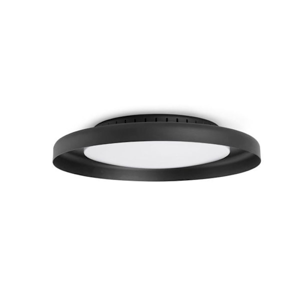 Taklampa - FARO - Dolmen - Integrerad LED - Svart - 24W Svart