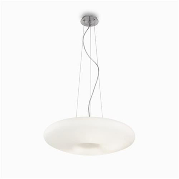 Ideal Lux Glory SP3 D50, Spisestue, Hvid, IP20, Overflade, Hvid, Oval Hvid