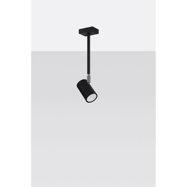 Sollux Lighting Norano Single spotlight, svart, 1x GU10