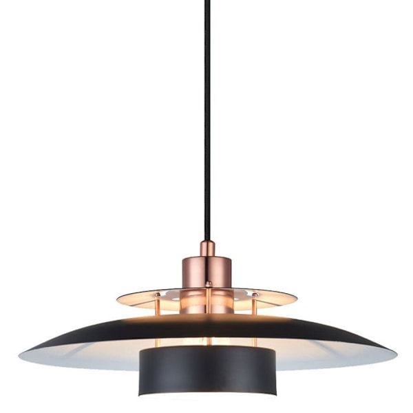 Hängande lampa Halo Design Sørup svart/koppar