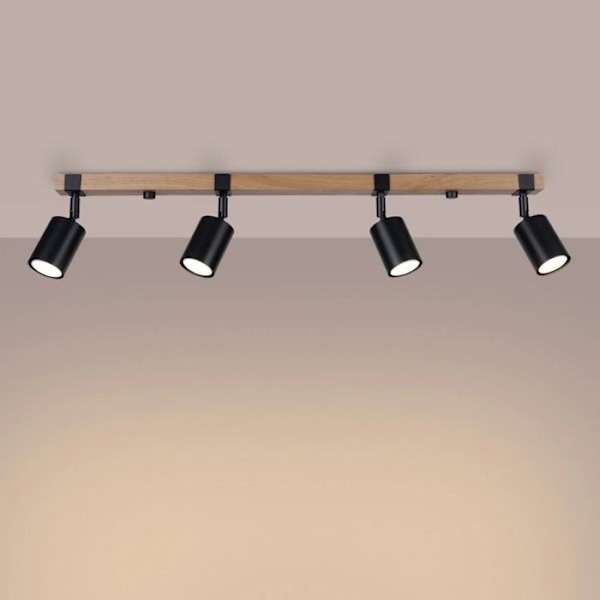 Sollux Lighting Fager 4L loftslampe svart