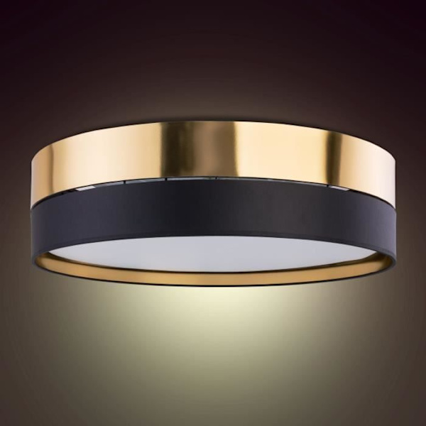 HILTON Loftslampe Sort-Guld 4x E27 15W 4345 TK Belysning Svart + guld