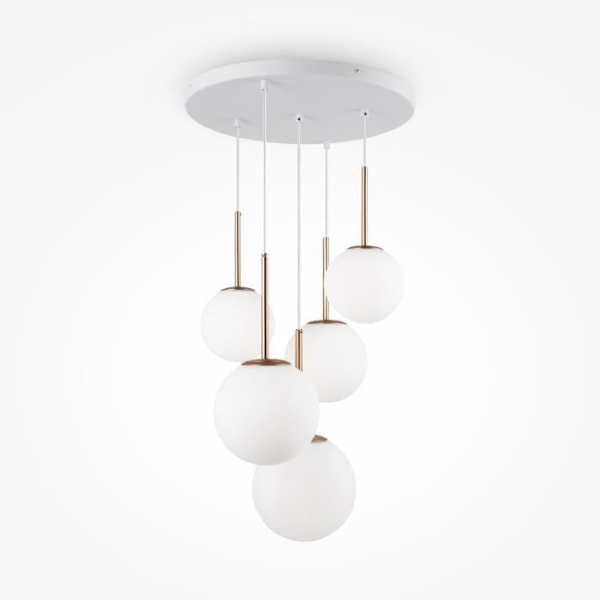 Maytoni Basic Form Maytoni Basic Form Modern Taklampa 5 Ljus Guld Cluster E14