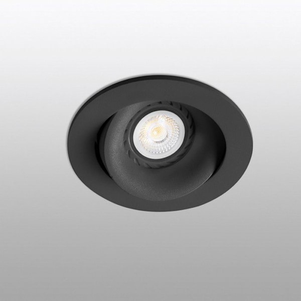 ARGÓN Sort forsænket loftslampe fra FARO 43411 BLANCO