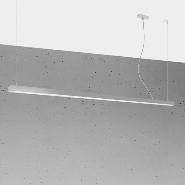 Sollux Pinne Integrated Suspended Led Ceiling Ljusgrå