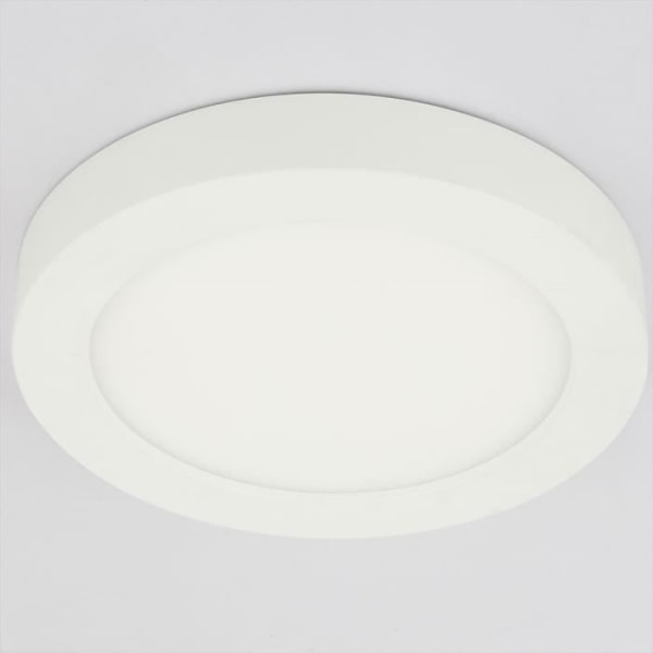 LED byggepanel, 1900 lumen, varm hvid, D 24,5 cm, PAULA