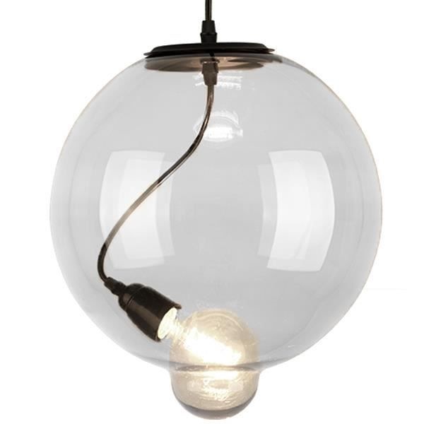 Hänglampa Modern Glass Bubble P - färg:Grå
