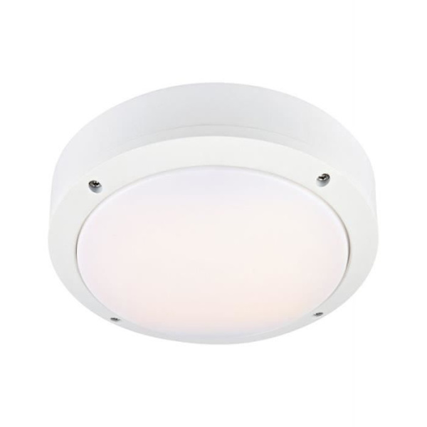 Loftlampe - m a r k s l o j d - LUNA - LED - Hvid - 22 cm x 22 cm x 7 cm