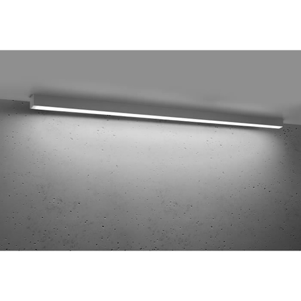 Sollux PINNE LED Integrerad Linjär 65cm Ljusgrå 4000K