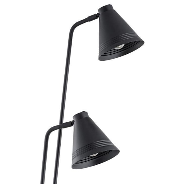 Argon AVALONE Multi Arm Gulvlampe Sort Struktur