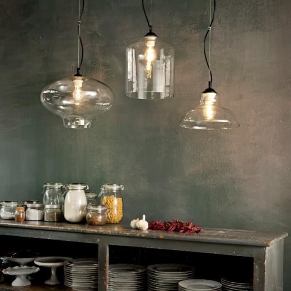 Ideal Lux - SP1 RUND » TRANSPARENT BISTROLAMPE