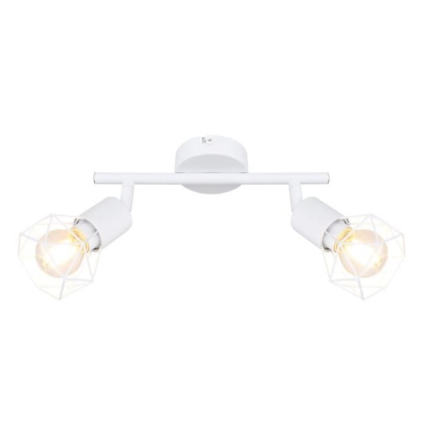 Spot - GLOBO - XARA I - Vit Metall - 2 x E14 - 40 W - Inomhus Vit