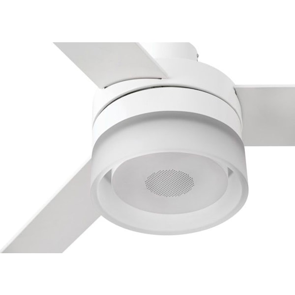 Takfläkt - FARO - Ice - Vit - LED 12W - 800Lm NICKEL