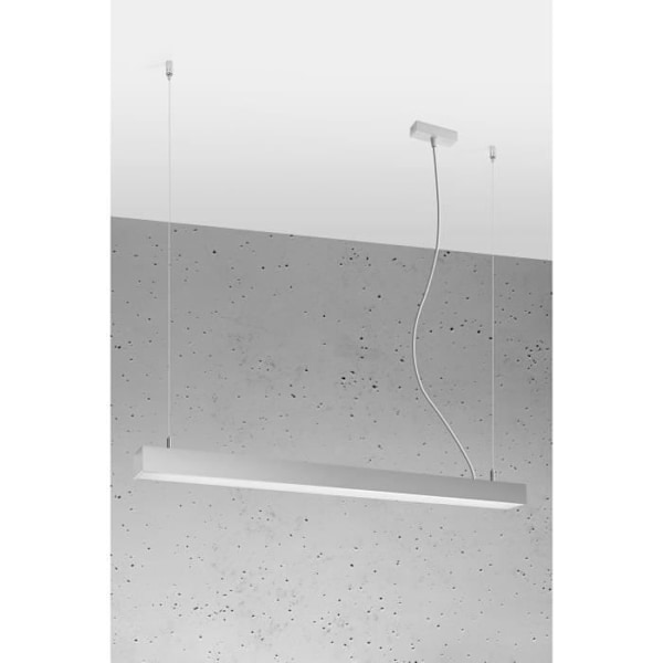 Sollux PINNE Suspension Bar Lige Lineær LED 115cm Integreret Lysegrå 4000K